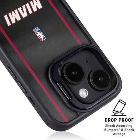 NBA Miami Heat Jersey iPhone 14 Kickstand Case